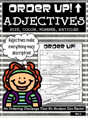 cover image of Order Up! Adjectives Set #2